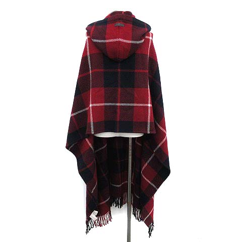 希少】BURBERRY BLUE LABEL ポンチョ ストール チェック（BURBERRY 
