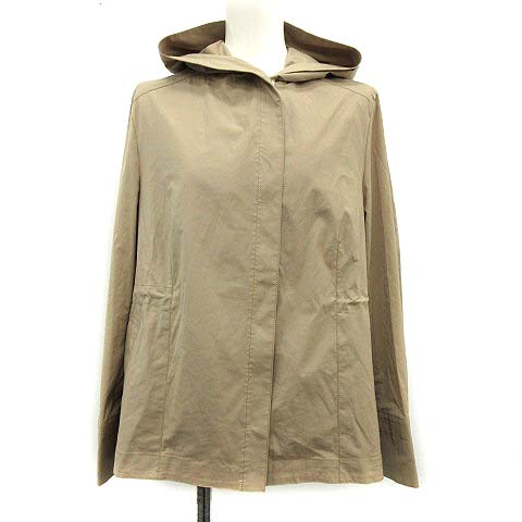 ボールジー Ballsey トゥモローランド ss ライトタフタ フーデットショート ブルゾン ジャケット パーカー 36 S ベージュ Kh レディース 081 ベクトルパーク