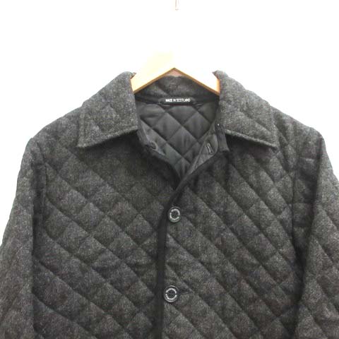 トラディショナルウェザーウェア Traditional Weatherwear 34 Xs キルティングジャケット アウター 中綿 ウール グレー Tk メンズ 081 ベクトルパーク