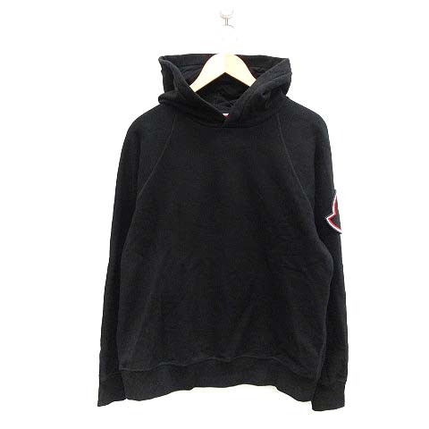 MONCLER モンクレール ワッペン プルオーバー パーカー ブラック