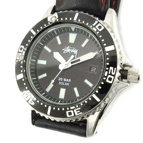 ステューシー STUSSY × セイコー SEIKO 腕時計 ソーラー 30周年記念 