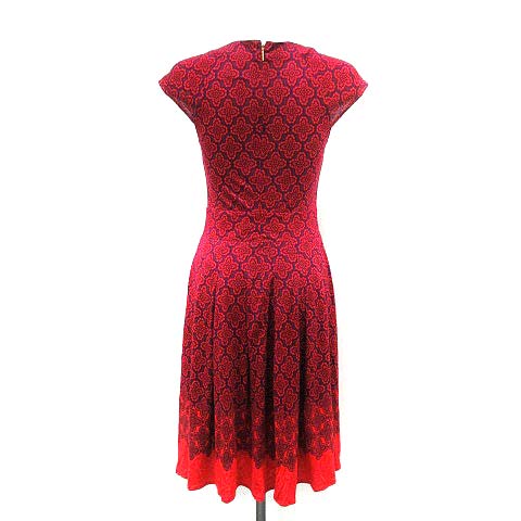 トリーバーチ TORY BURCH ワンピース フレア ひざ丈 総柄 フレンチ