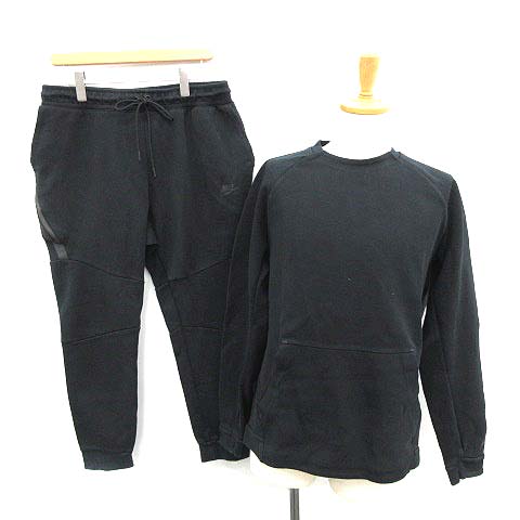 ナイキ Nike セットアップ 上下 スウェット テックフリース トレーナー パンツ Xl Xxl 黒 ブラック Ym メンズ 081 ベクトルパーク