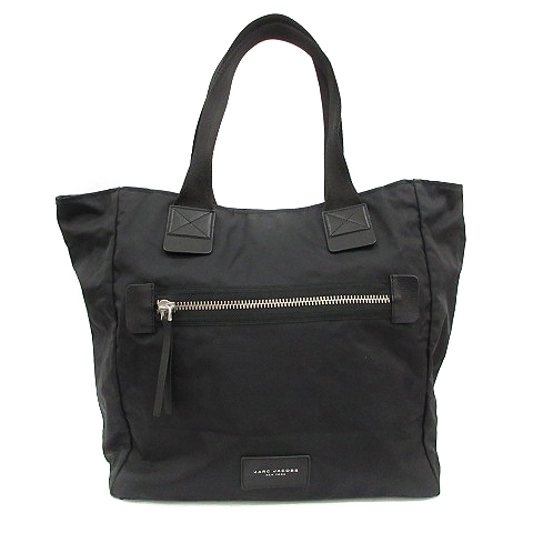 マークジェイコブス バッグ ☆マークジェイコブス☆ミディアム レザー トートバッグ BLACK