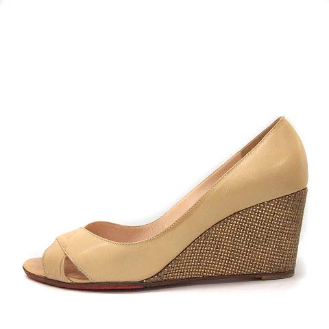 クリスチャンルブタン Christian louboutin パンプス オープントゥ 