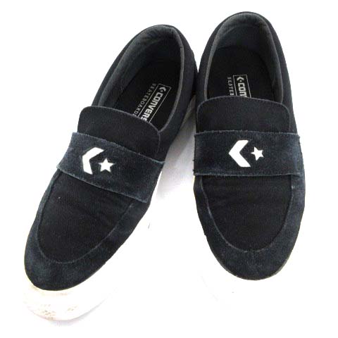 コンバース Converse Skateboarding ローファー スエード スリッポン シェブロンスター 26 ネイビー 1cl665 G メンズ 081 ベクトルパーク コンバース Converse Skateboarding ローファー スエード スリッポン シェブロンスター 26 ネイビー 1cl665 G メンズ 081 ベクトルパーク