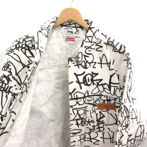 シュプリーム SUPREME ×Comme des Garcons SHIRT 18AW Printed Canvas  