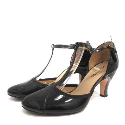 レペット Repetto 38 23.5cm パンプス エナメル ストラップ 
