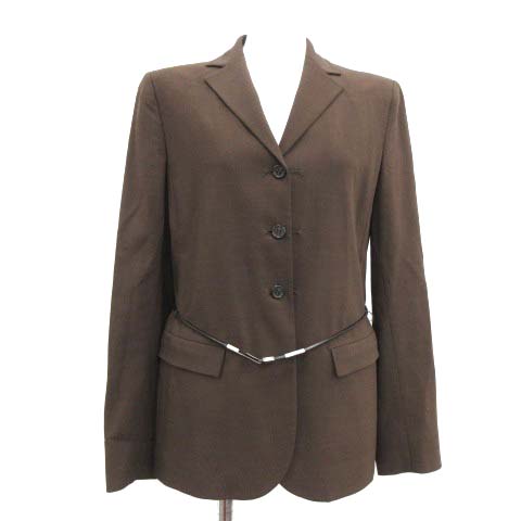 プラダ PRADA 40 L スーツ セットアップ 上下 3点 ジャケット パンツ