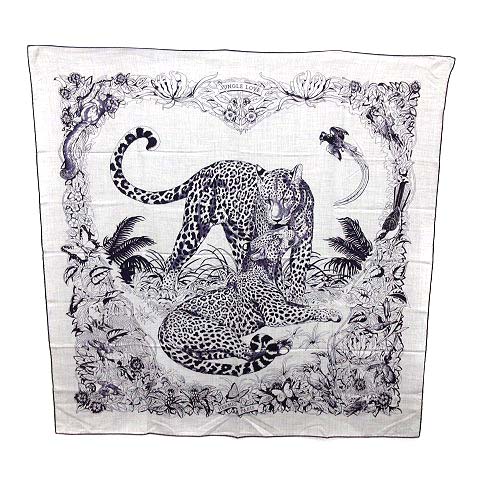 エルメス HERMES スカーフ ショール カレ140 ジャングルラブ JUNGLE 