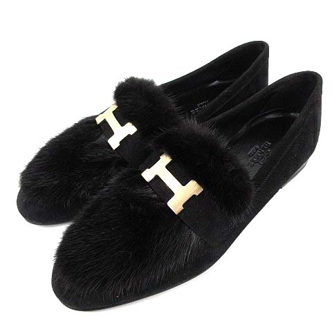 エルメス HERMES 20AW ローファー モカシン MOCASSINS PARIS スエード 