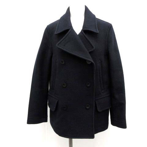 マーガレットハウエル Mhl 2 M ピーコート Pコート アウター メルトン ショート ダブル 紺 ネイビー Ek D レディース 081 ベクトルパーク