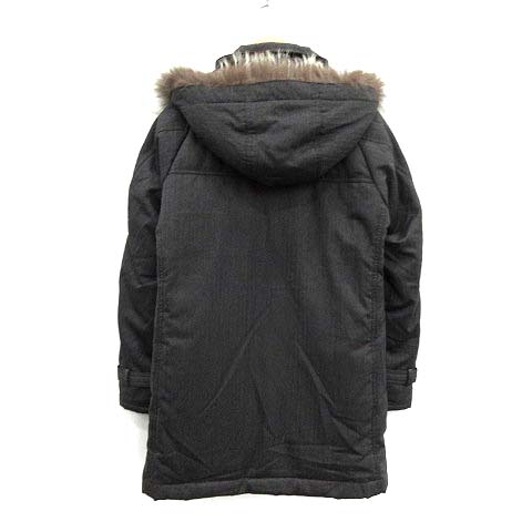 BURBERRY 黒ウールファー付きフードコート BURBERRY 黒ウールファー付きフードコート たかし