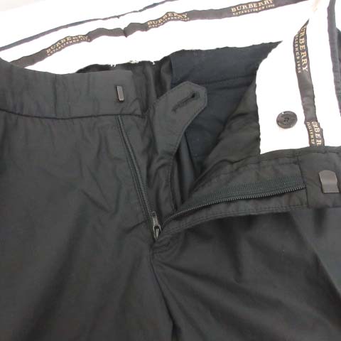 バーバリー BURBERRY PRORSUM 46 M パンツ スラックス 黒 ブラック /EK 