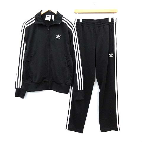 アディダスオリジナルス Adidas Originals 19年製 ジャージ セットアップ 上下 トラックジャケット パンツ ライン M 黒 ブラック Kh メンズ 081 ベクトルパーク