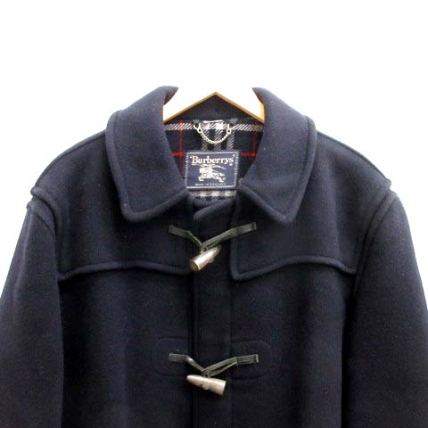 BURBERRYS / イングランド製/SPECIALITY DUFFLE COATING/ダッフルコート/ウール/ネイビー バーバリーズ Burberrys ダッフルコート アウター SPECIALITY DUFFLE