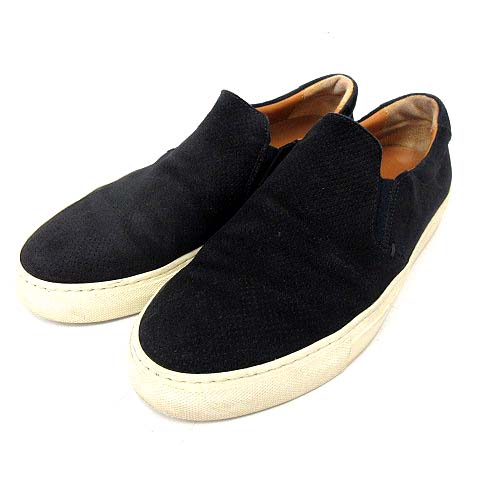 バーニーズニューヨーク Barneys New York スリッポン スニーカー シューズ スエード 40 25 0cm 黒 ブラック Kx D メンズ 081 ベクトルパーク バーニーズニューヨーク Barneys New York スリッポン スニーカー シューズ スエード 40 25 0cm 黒 ブラック Kx D メンズ 081 ベクトルパーク