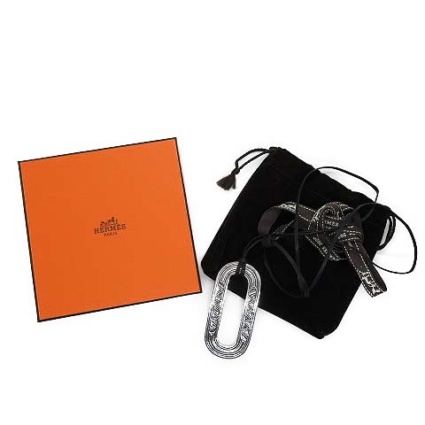 エルメス HERMES トゥアレグ ネックレス ペンダント 楕円形