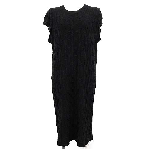 エルメス HERMES ニットワンピース 近年モデル ひざ丈 ノースリーブ  