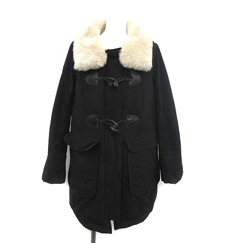 ヒステリックグラマー Hysteric Glamour ダッフルコート ダウン プリマロフト Primaloft フェイクファー アウター F 黒 ブラック Ym レディース 081 ベクトルパーク ヒステリックグラマー Hysteric Glamour ダッフルコート ダウン プリマロフト Primaloft フェイクファー アウター F 黒 ブラック Ym レディース 081 ベクトルパーク
