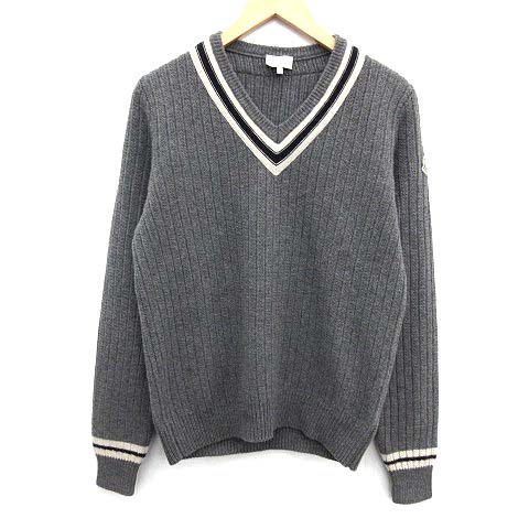 モンクレール MONCLER ニット セーター MAGLIONE TRICOT SCOLLO 長袖 V  