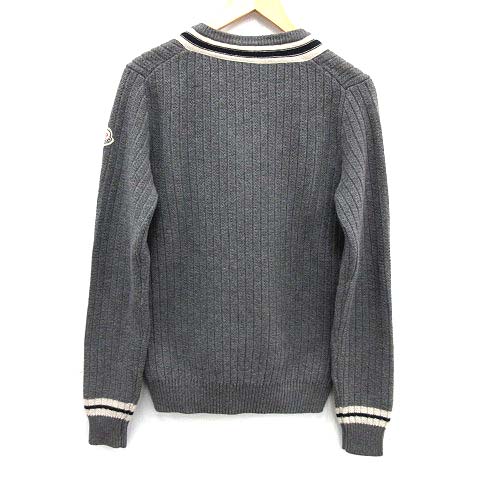 モンクレール MONCLER ニット セーター MAGLIONE TRICOT SCOLLO 長袖 V 