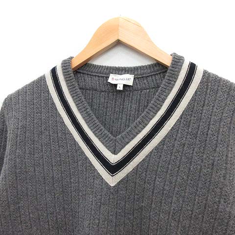 モンクレール MONCLER ニット セーター MAGLIONE TRICOT SCOLLO 長袖 V 