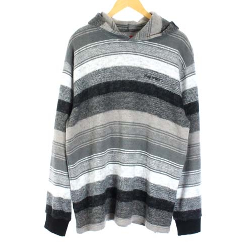 シュプリーム SUPREME 18AW Knit Stripe Hoodie L/S Top ニット  