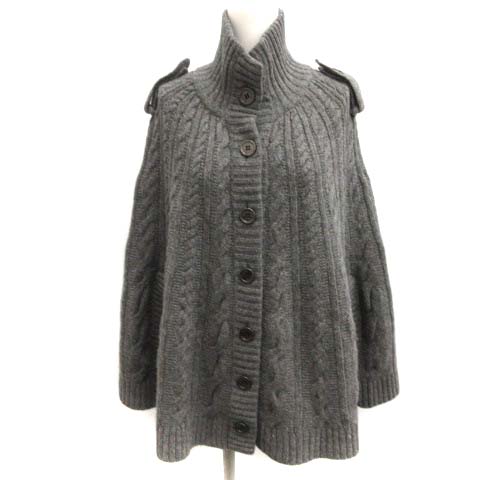 バーバリー ロンドン BURBERRY LONDON F ポンチョ ジャケット ニット 