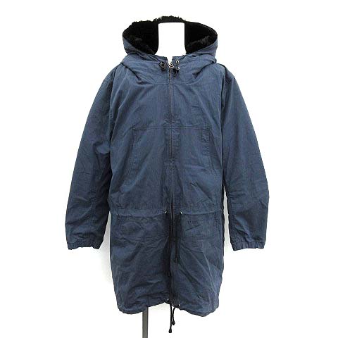 アクネ Acne Cronic モッズコート ミリタリー 中綿ライナー アウター ロング ファー オーバーサイズ 34 Xs 紺 ネイビー Kh レディース 081 ベクトルパーク