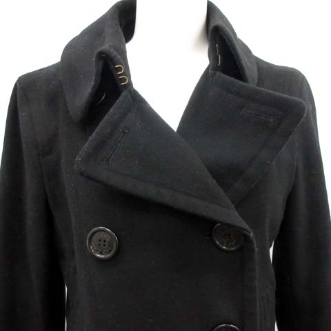 マークジェイコブス MARC JACOBS ピーコート Pコート ウール ロゴ