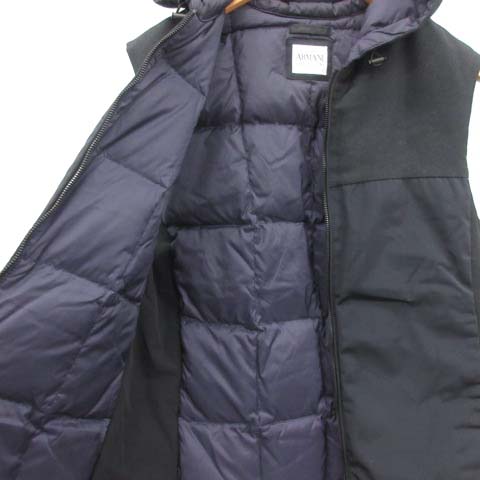 アルマーニ コレツィオーニ ARMANI COLLEZIONI ダウンベスト フード 