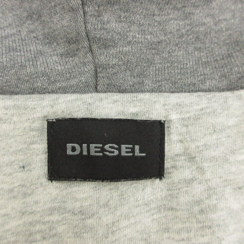 ディーゼル DIESEL パーカー ジップアップ 袖デニム 切替