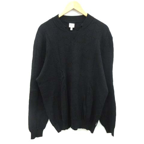アルマーニ コレツィオーニ Armani Collezioni ニット セーター 長袖 Xxl 黒 ブラック St メンズ 081 ベクトルパーク