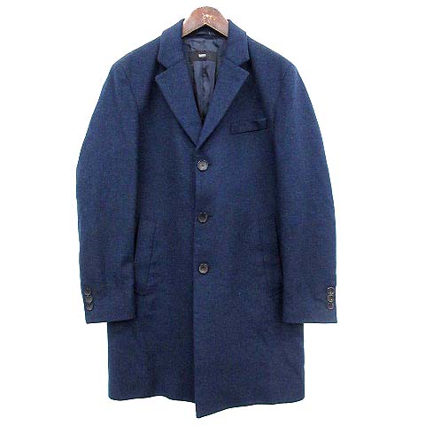 ヒューゴボス Hugo Boss チェスター コート カシミヤ混 ウール ロング 48 ネイビー G メンズ 081 ベクトルパーク ヒューゴボス Hugo Boss チェスター コート カシミヤ混 ウール ロング 48 ネイビー G メンズ 081 ベクトルパーク