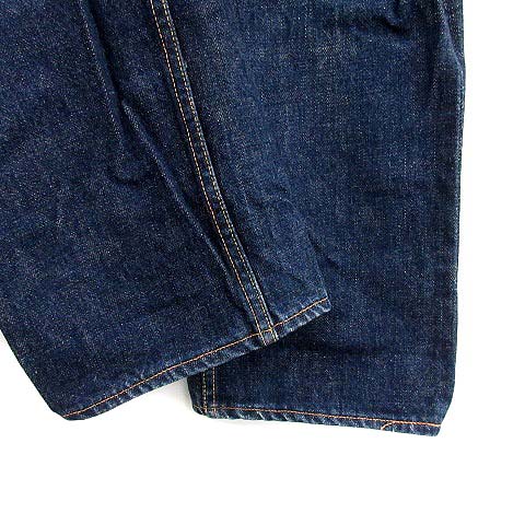 エヴィス EVISU デニムパンツ ジーンズ ハイウエスト カモメ 36 S 青  