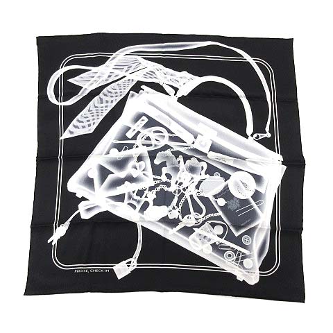 エルメス HERMES 20SS スカーフ カレ70 プリーズチェックイン PLEASE 
