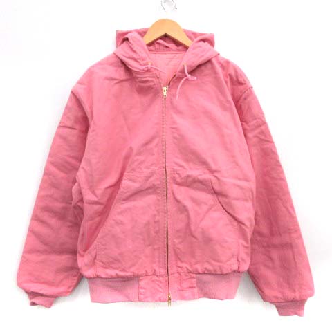 未使用品 アンユーズド Unused aw 2 M ダックパーカー ブルゾン 中綿ジャケット Duck Parka ジップアップ ピンク Tk メンズ 081 ベクトルパーク