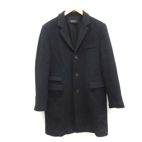 アメリカンラグシー American Rag Cie ハリスツイード Harris Tweed 2 M チェスターコート アウター 紺 ネイビー Tk メンズ 081 ベクトルパーク