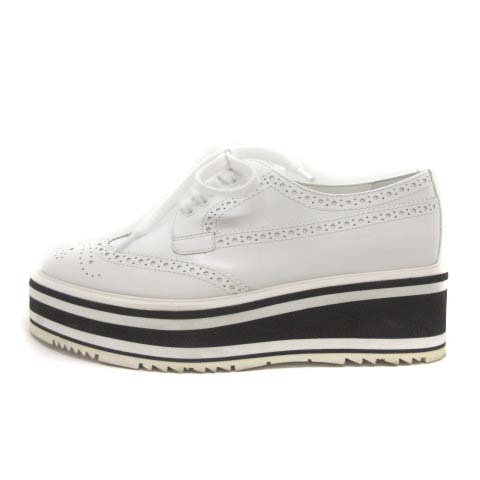 プラダプラットフォームスニーカー白ホワイトPRADA 22.5cm