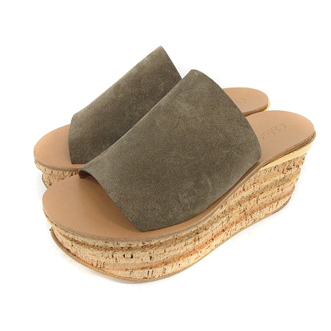 クロエ CHLOE DEUXIEME CLASSE取扱 19AW カミーユサンダル サボ 厚底  