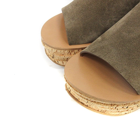 クロエ CHLOE DEUXIEME CLASSE取扱 19AW カミーユサンダル サボ 厚底  