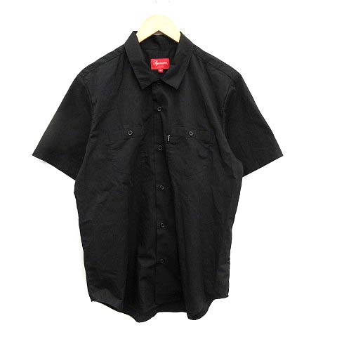 Supreme ボタンアップシャツ M ブラック Supreme - Solid Button Down