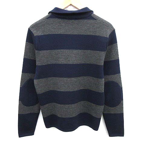 ラルフローレン ラグビー Ralph Lauren Rugby セーター ニット ボーダー エルボーパッチ 長袖 S 紺 ネイビー グレー Ym メンズ 081 ベクトルパーク ラルフローレン ラグビー Ralph Lauren Rugby セーター ニット ボーダー エルボーパッチ 長袖 S 紺 ネイビー グレー Ym メンズ 081 ベクトルパーク