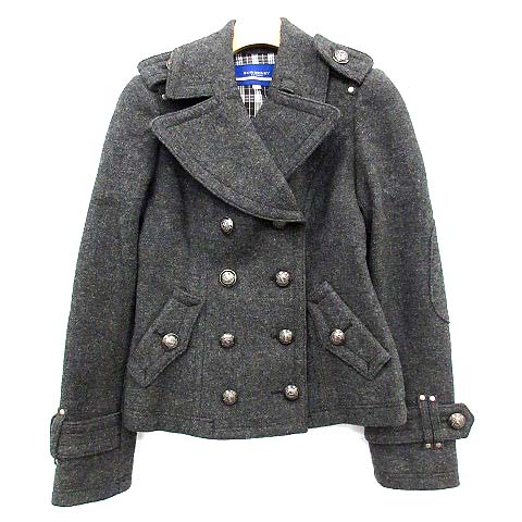 バーバリーブルーレーベル BURBERRY BLUE LABEL Pコート 