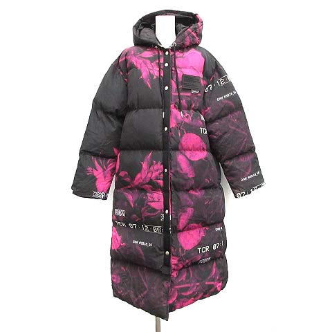 ◇DIESEL/ディーゼル 中綿入り フード ロング コート グレー Ｓ DIESEL ディーゼル 中綿コート メンズ バックプリント 切替 フード付き