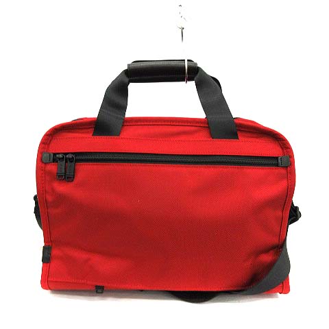 トゥミ TUMI ボストンバッグ ハンド ショルダー 2WAY 赤 黒 レッド 