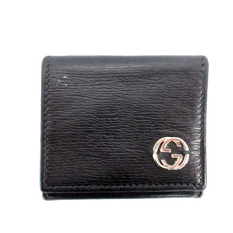 グッチ Gucci コインケース 小銭入れ Ggマーモント レザー 財布 黒 ブラック G メンズ 081 ベクトルパーク