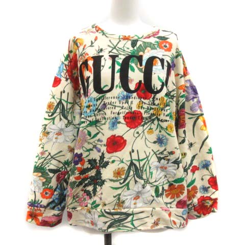 グッチ GUCCI 19SS S トレーナー スウェット フローラル 花柄 長袖  