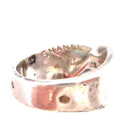 シャネル CHANEL 指輪 リング ツイスト 925 シルバー /☆G □OH